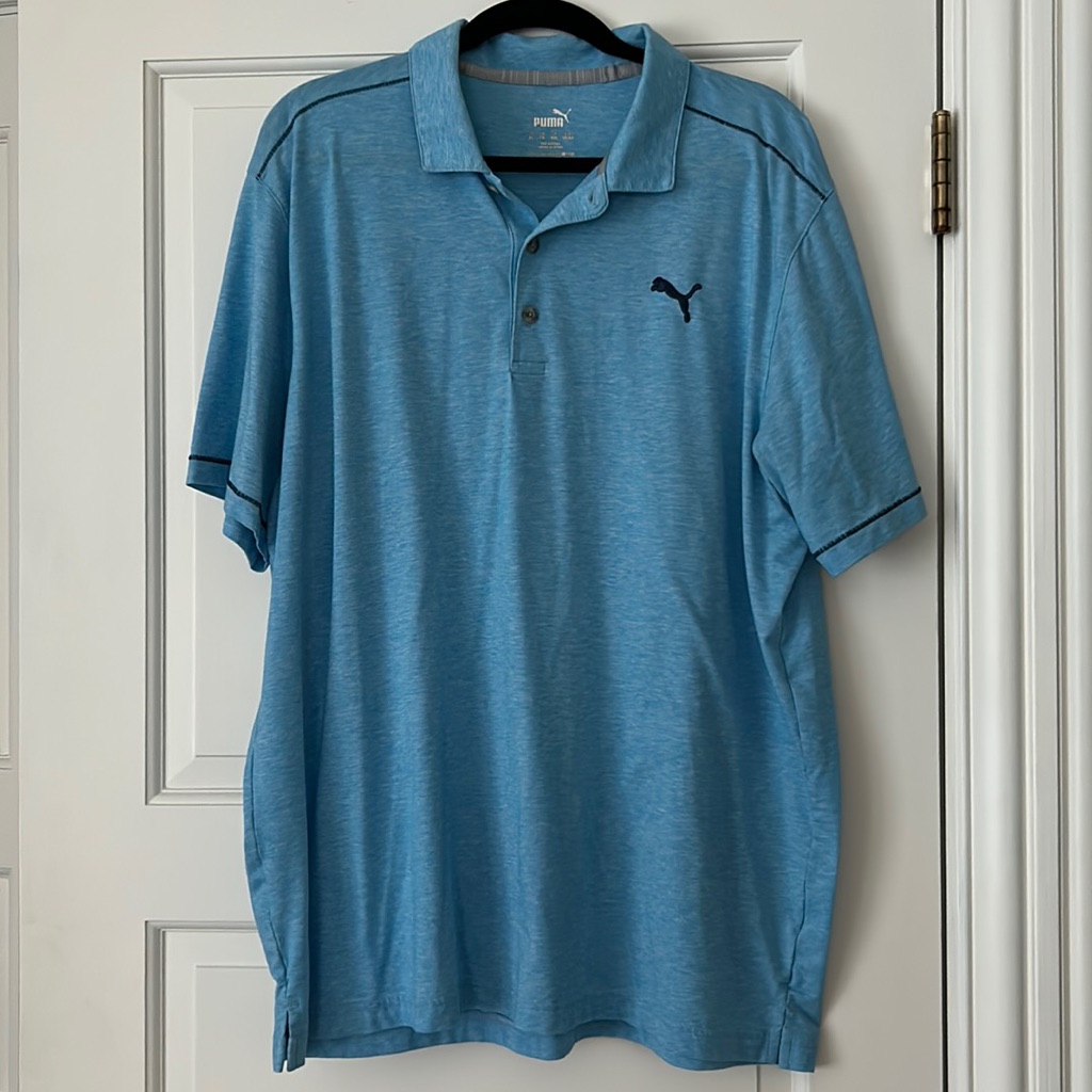Blue Puma Golf Shirt